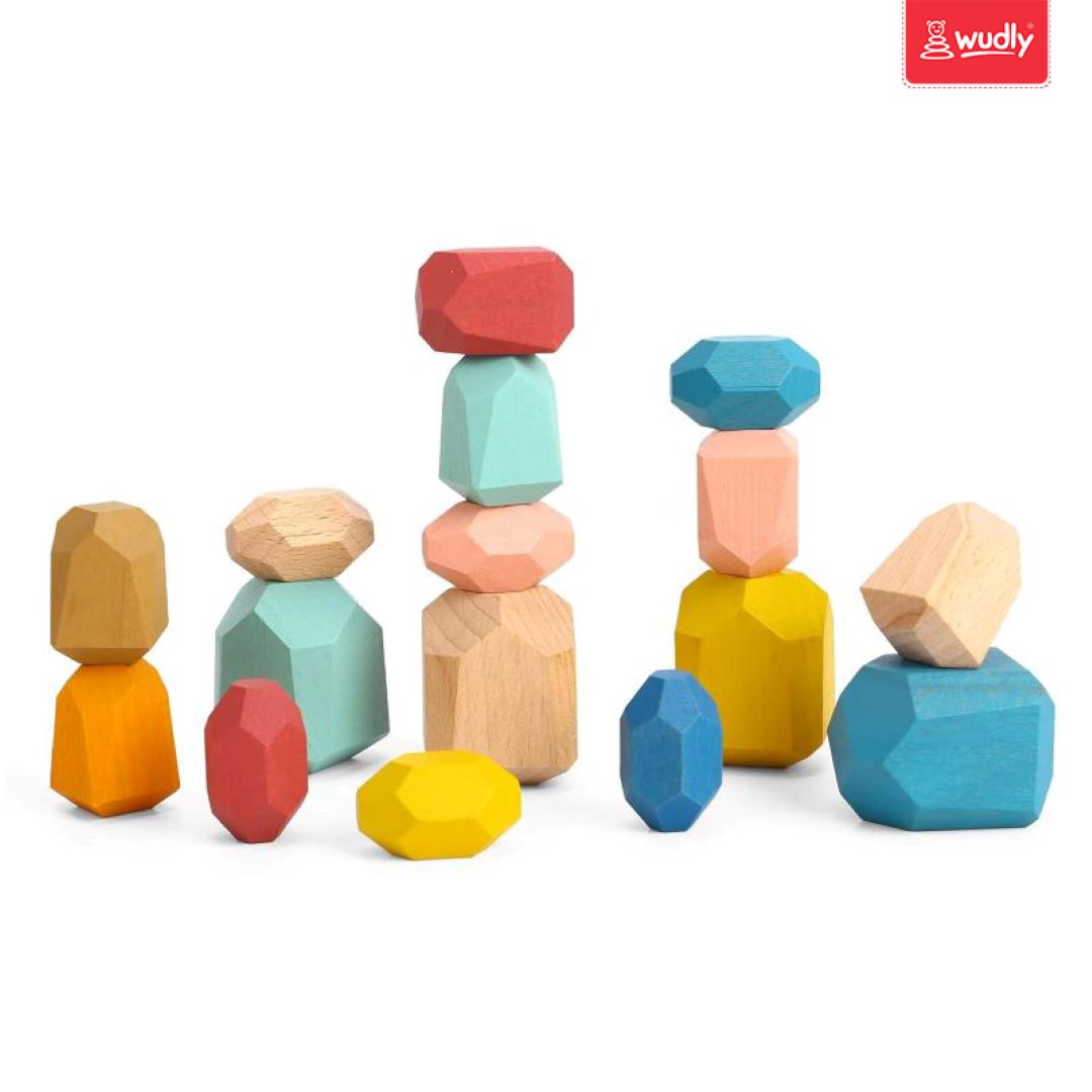 Wooden Balancing Stones