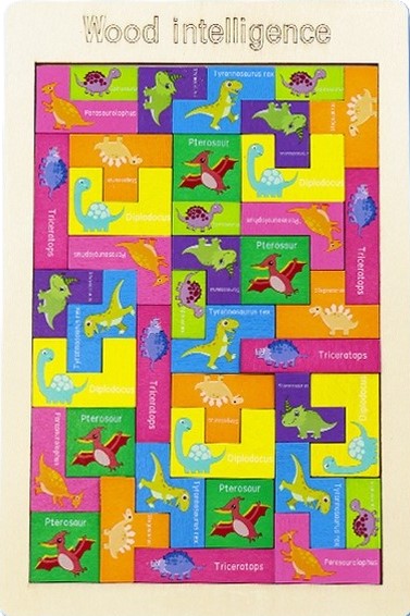 Six Russian -Dinosaur Theme