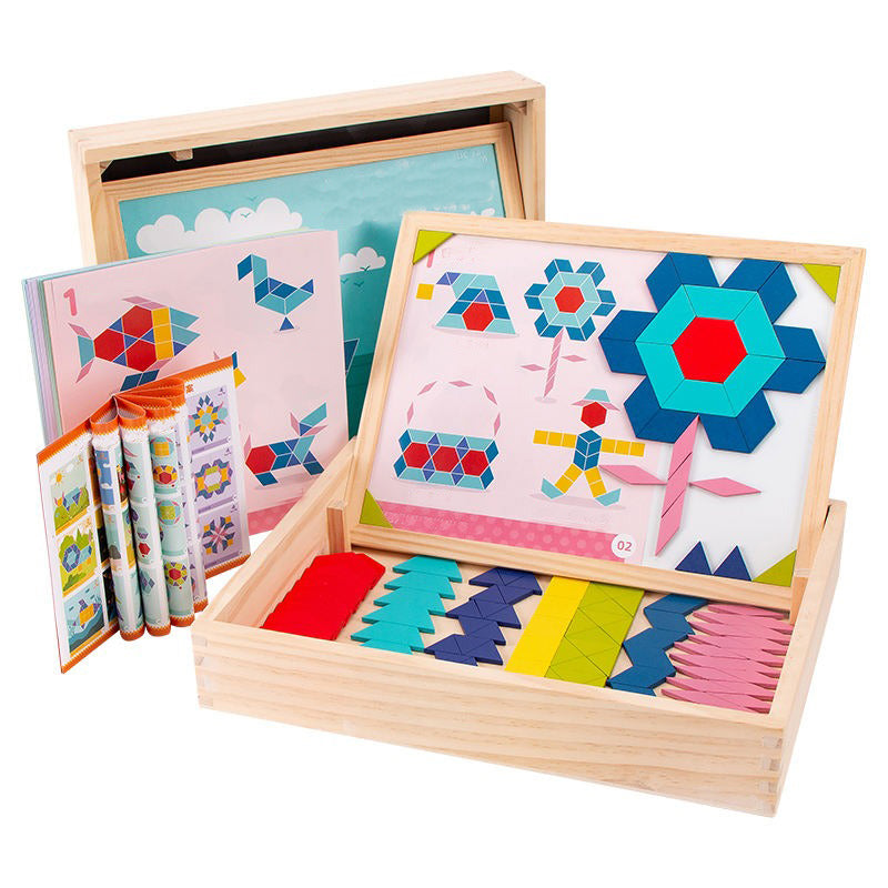 3D Magnetic Tangram Puzzle