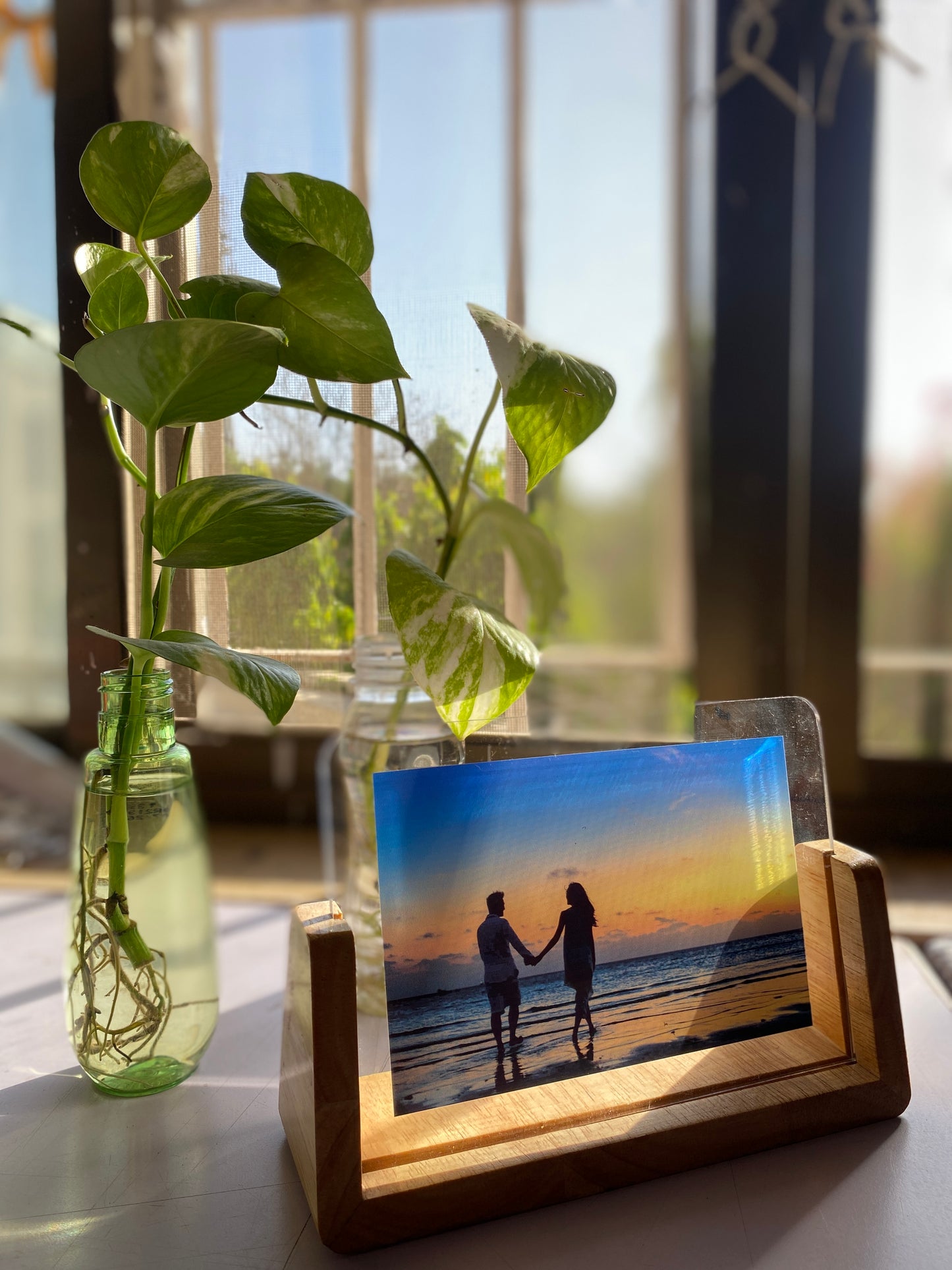 Personalized Illustration Frame with Wooden Stand