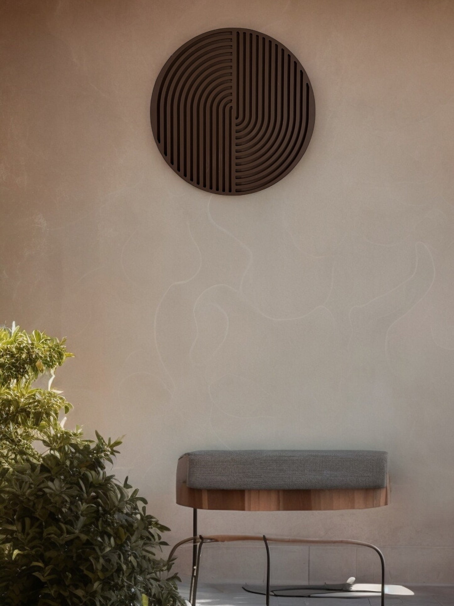 TDS Circular concentric abstract – Wall Sculpture