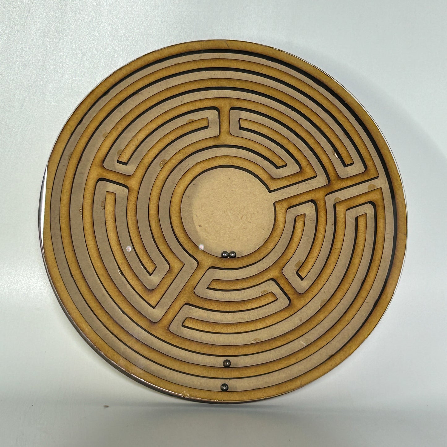 Wooden Circle Maze Puzzle