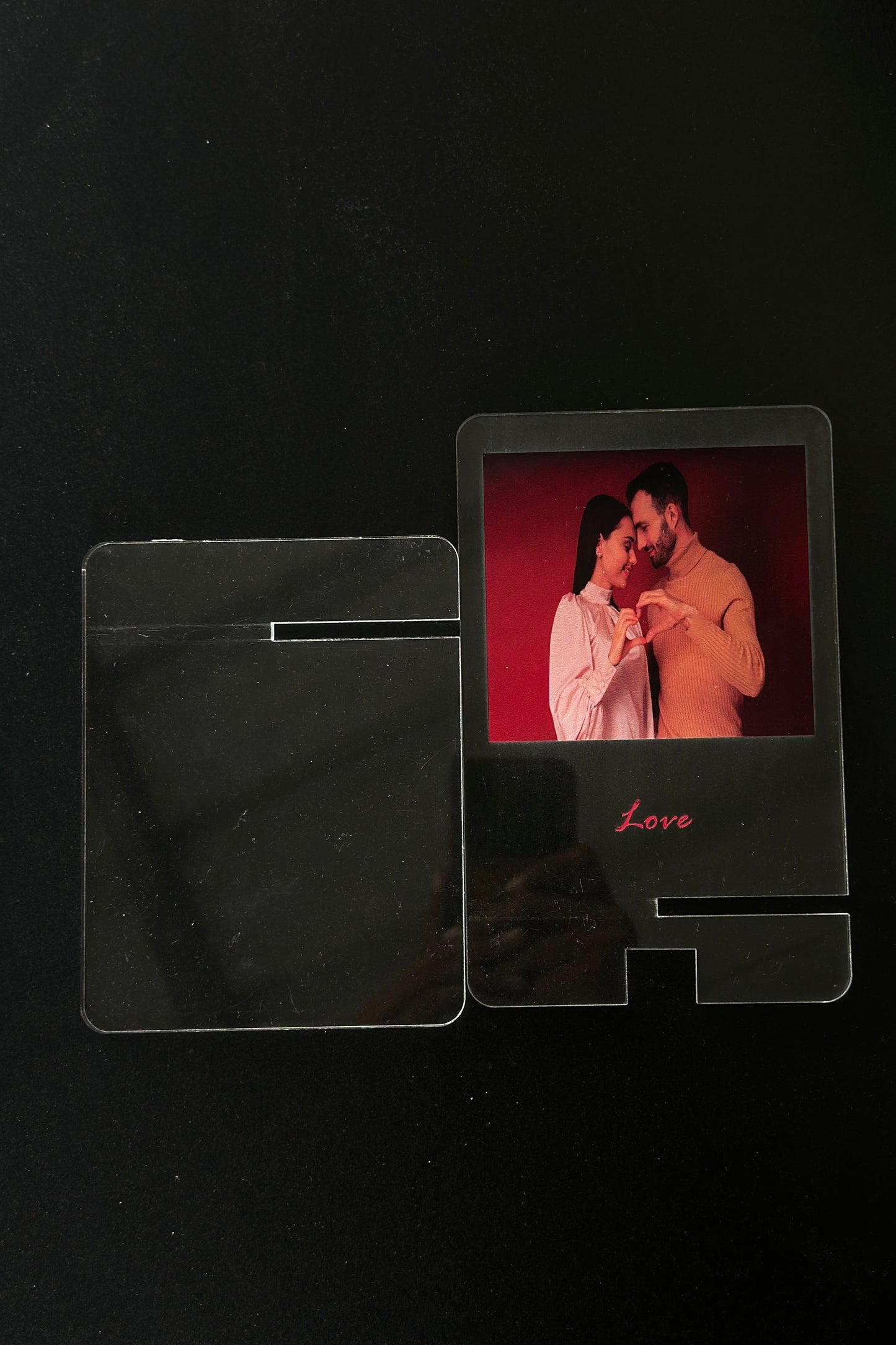 personalize acrylic photo frame for gift