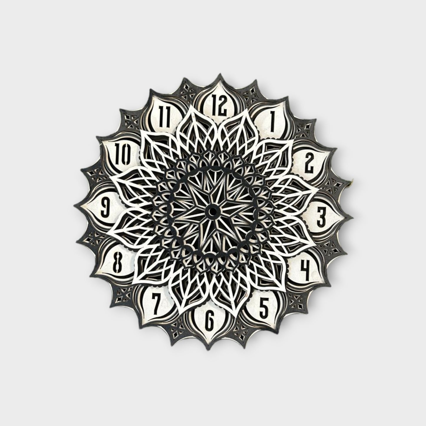 Mandala Wall Art Clock v2