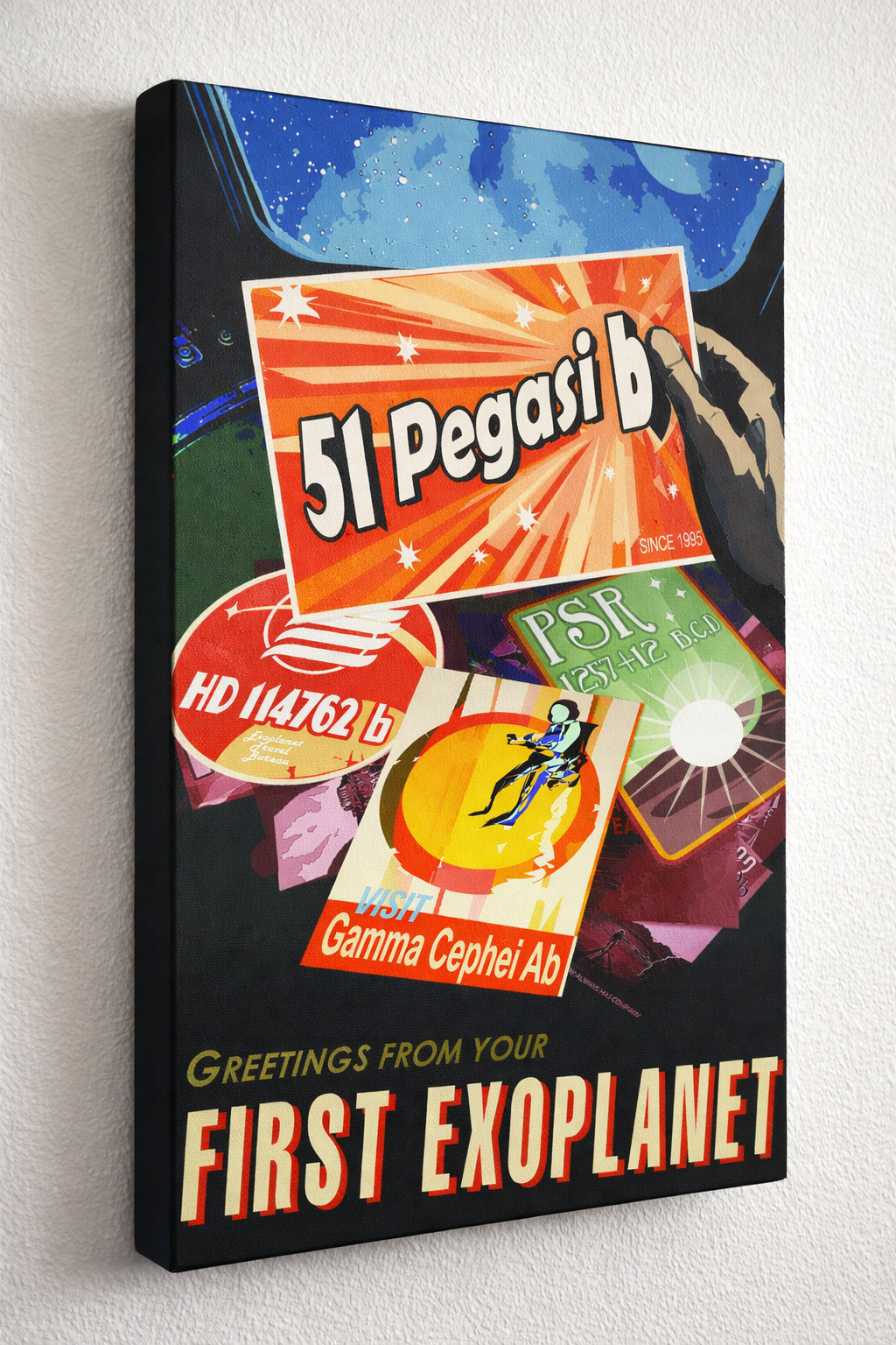 51 Pagasis-B Space Canvas Poster