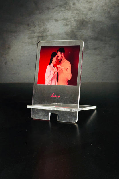 personalize acrylic photo frame for gift for home and table decor